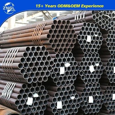 Grade B Sch40 Black Seamless Carbon Steel Pipe API 5L ERW Pipe For Oil And Gas Pipeline