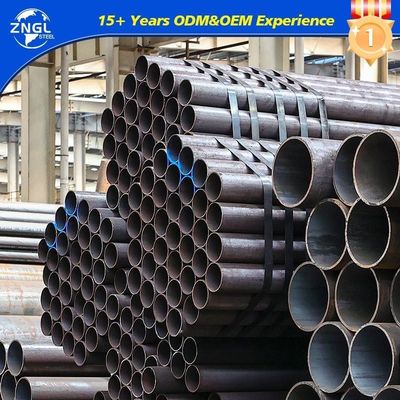 Grade B Sch40 Black Seamless Carbon Steel Pipe API 5L ERW Pipe For Oil And Gas Pipeline
