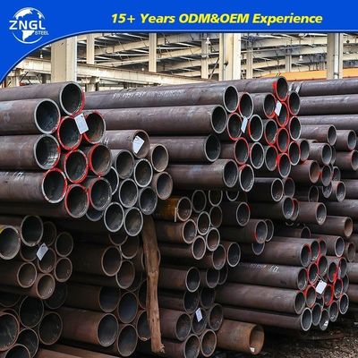 Grade B Sch40 Black Seamless Carbon Steel Pipe API 5L ERW Pipe For Oil And Gas Pipeline