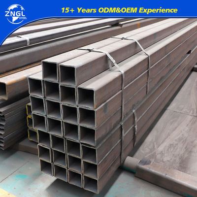 Square Carbon Steel Pipe Tube ERW ASTM A53 API 5L Gr. B Sch40 Sch80 for Customization