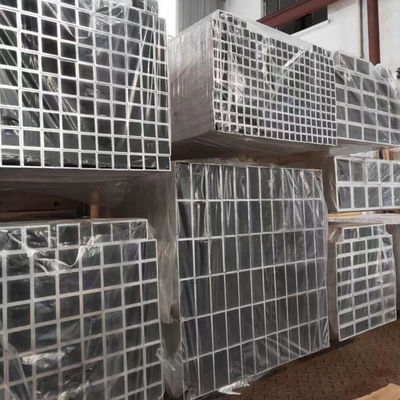 Rectangular Square Aluminum Alloy Tubes Profile Large Diameter Custom Tolerance 0.01