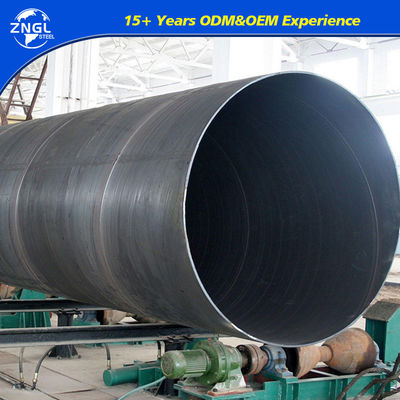 Non-Oiled Ss400 ERW Rectangular Welded Spiral Carbon Steel Tube with Welding Service