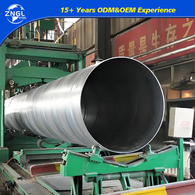 Q195/Q215/Q235/Q345 Spiral Welded Steel Pipe Helical Black Steel Tube LSAW Carbon Steel Tube