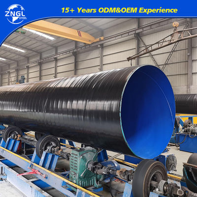 Q195/Q215/Q235/Q345 Spiral Welded Steel Pipe Helical Black Steel Tube LSAW Carbon Steel Tube