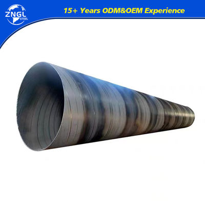 Q195/Q215/Q235/Q345 Spiral Welded Steel Pipe Helical Black Steel Tube LSAW Carbon Steel Tube