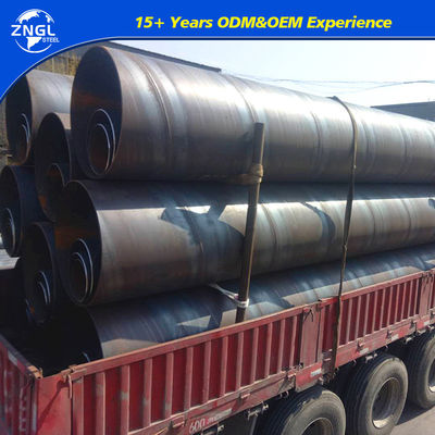 Q195/Q215/Q235/Q345 Spiral Welded Steel Pipe Helical Black Steel Tube LSAW Carbon Steel Tube