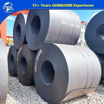 Hot Rolled Carbon Steel Plate Coil A36 A516 A106 Q235B St37 Ss400 S235jr CRC HRC Ms Mild Cold Sheet Soft Width