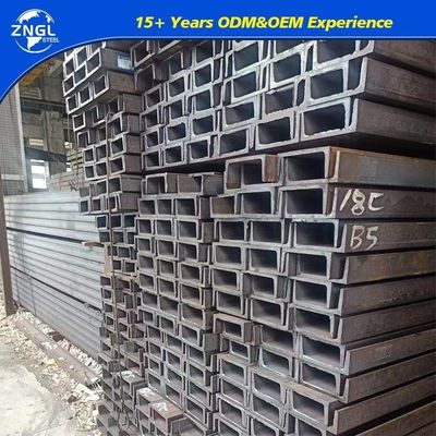 Non-Alloy ASTM Dinss400 S235jr S355jr S355j2 A36 Ah36 Q235 Q355 Galvanized Carbon Hot Rolled U Beam Steel C Channel U Channel