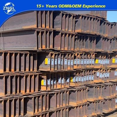 Hot Rolled H Beams 100mm 20mm S235jr A36 S275jr Ss400 Mild Steel H-Beam for Construction