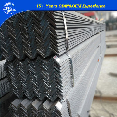 80-200mm Depth Carbon ISO Angle Steel ASTM A36 A53 Q235 Q345 A572 S355jr S235 Galvanized Iron L Shape for Production