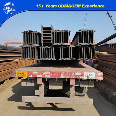 Q235 Welded Structural H Steel Flange Thickness 8mm 64mm Ss400 Prime Structural I Beam