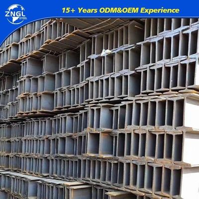 Q235 Welded Structural H Steel Flange Thickness 8mm 64mm Ss400 Prime Structural I Beam