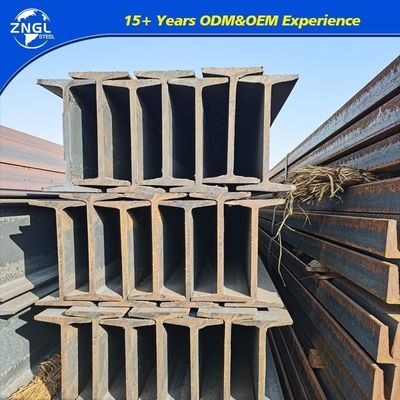 Construction Structural I Beam with 6mm-16mm Web Thickness and Hot Rolled Metal Iron