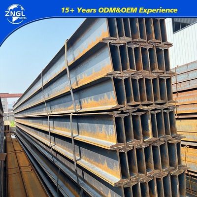 Construction Structural I Beam with 6mm-16mm Web Thickness and Hot Rolled Metal Iron