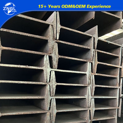 Construction Structural I Beam with 6mm-16mm Web Thickness and Hot Rolled Metal Iron