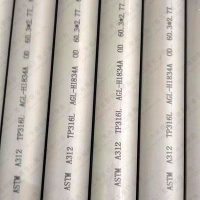 50mm SS304 Stainless Steel Pipe with Polish/Hl/6K/8K/No.1/No.4 Finish