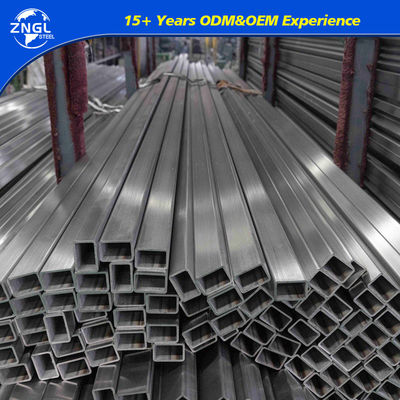 201/304/310/316/316L/321/904/2205/2507 Stainless Steel Duplex Steel Square / Rectangular Tube Pipe with Customization