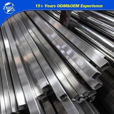 Stainless Steel Pipes with Round/Square Shape AISI 304 Mirror Polished Surface Finish