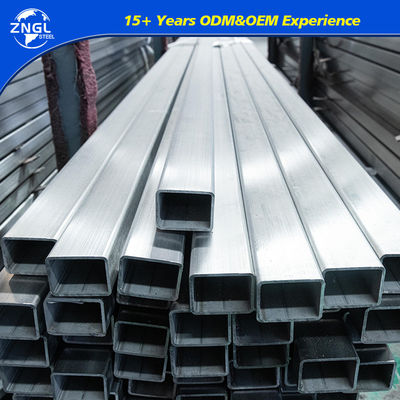 Customized Length SUS304 ASTM A554 Stainless Steel Square Pipes for Building Railing