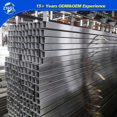 GB Standard AISI ASTM Stainless Steel Welded Square Rectangular Tube Pipe 201/304/310/316/316L/321/904/2205/2507 Polish/Hl/6K/8K/No.1/No.4
