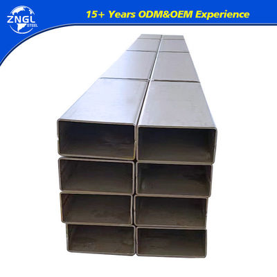 GB Standard AISI ASTM Stainless Steel Welded Square Rectangular Tube Pipe 201/304/310/316/316L/321/904/2205/2507 Polish/Hl/6K/8K/No.1/No.4