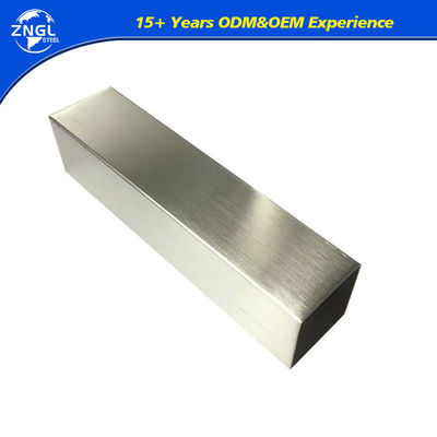 GB Standard AISI ASTM Stainless Steel Welded Square Rectangular Tube Pipe 201/304/310/316/316L/321/904/2205/2507 Polish/Hl/6K/8K/No.1/No.4
