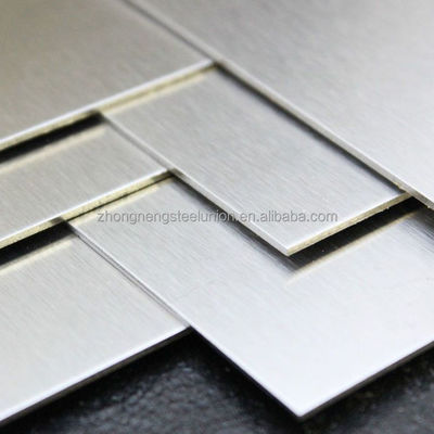 304 Hairline Finish Stainless Steel Sheet with Hot Rolled Technique and Square Shape