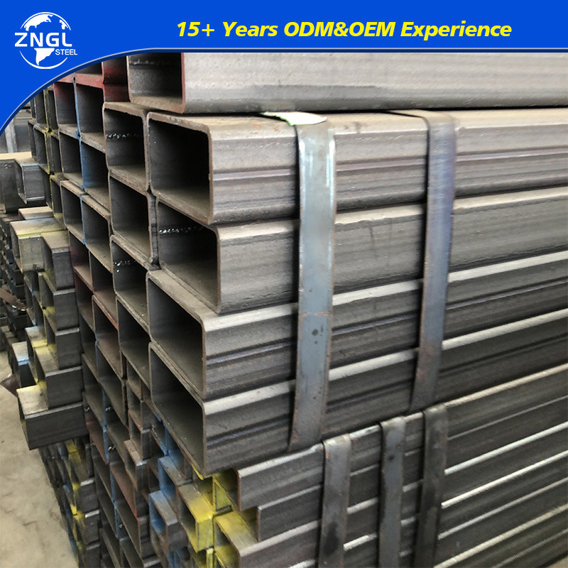 Hot Rolled Rhs Hot Rolled A36 Q235 Steel Shs Rhs Steel Hollow Section Tube with Round ...