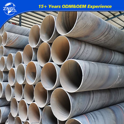 DIN Standard SSAW Welded Carbon Spiral Steel Pipe for Polished Surface at Competitive
