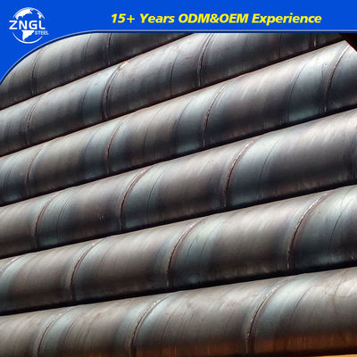 DIN Standard SSAW Welded Carbon Spiral Steel Pipe for Polished Surface at Competitive
