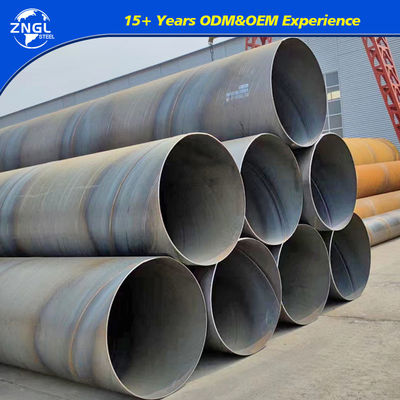 DIN Standard SSAW Welded Carbon Spiral Steel Pipe for Polished Surface at Competitive